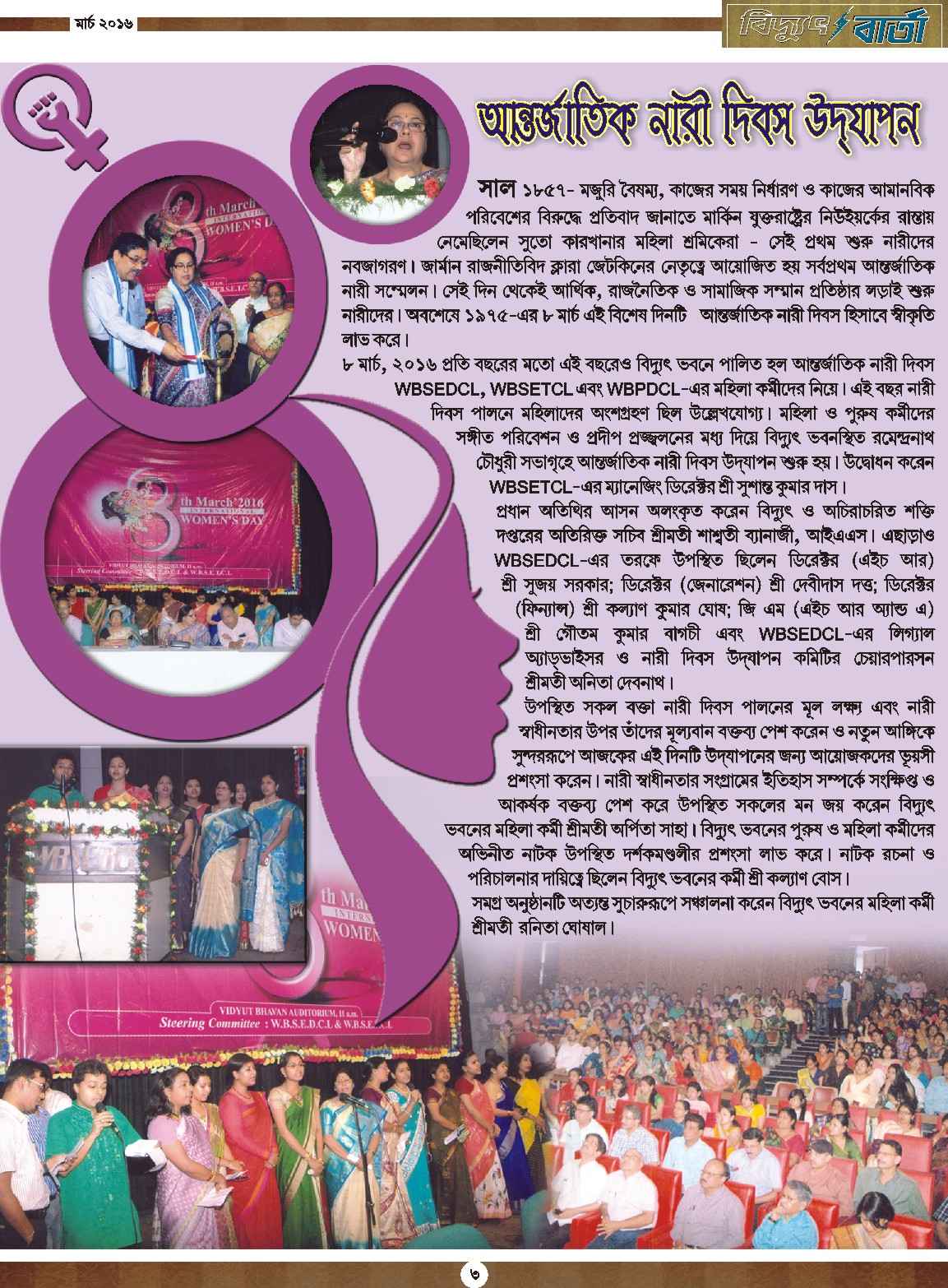 Vidyut Barta March 2016, Page - 3