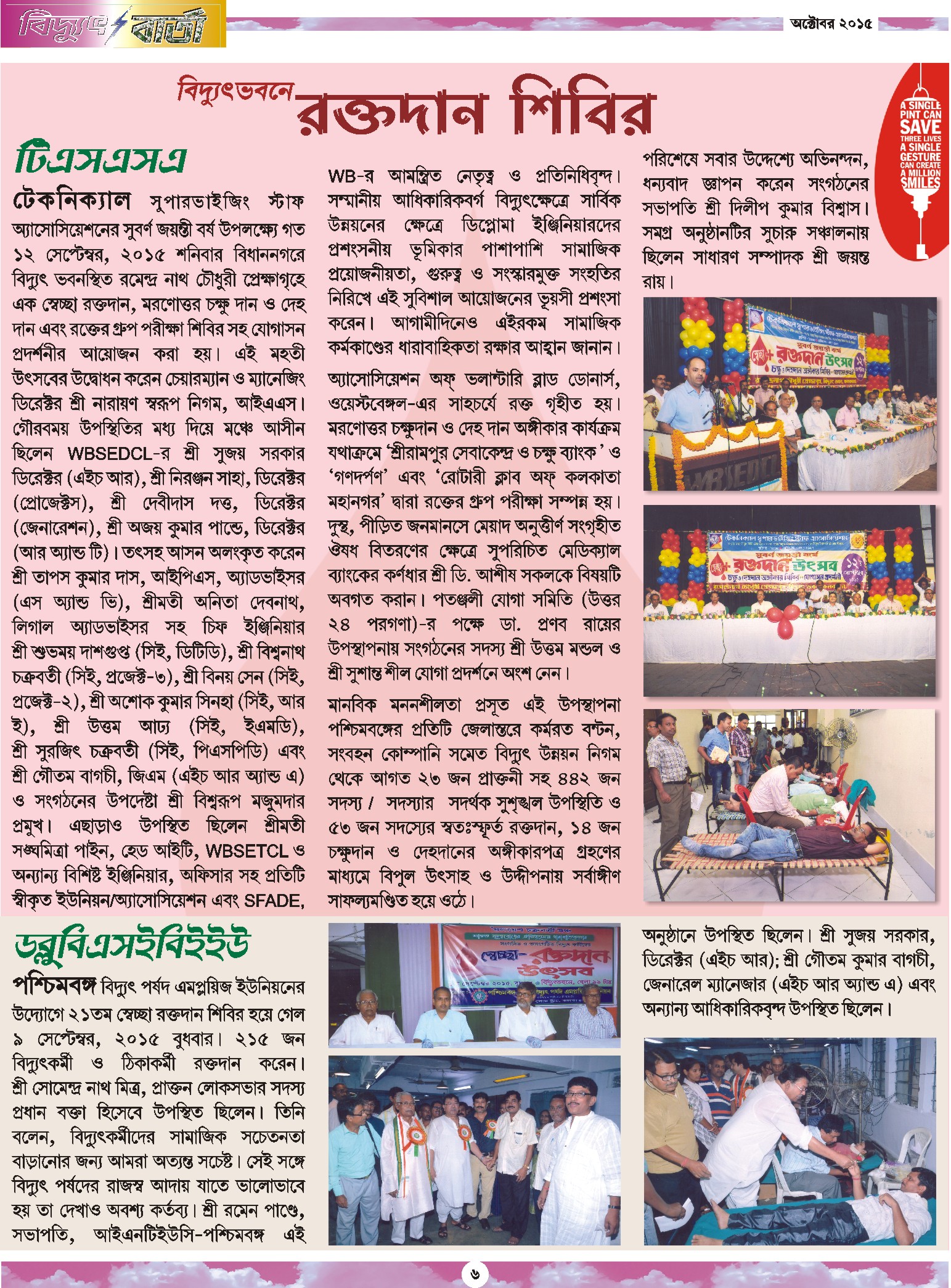 Vidyut Barta October 2015, Page - 6